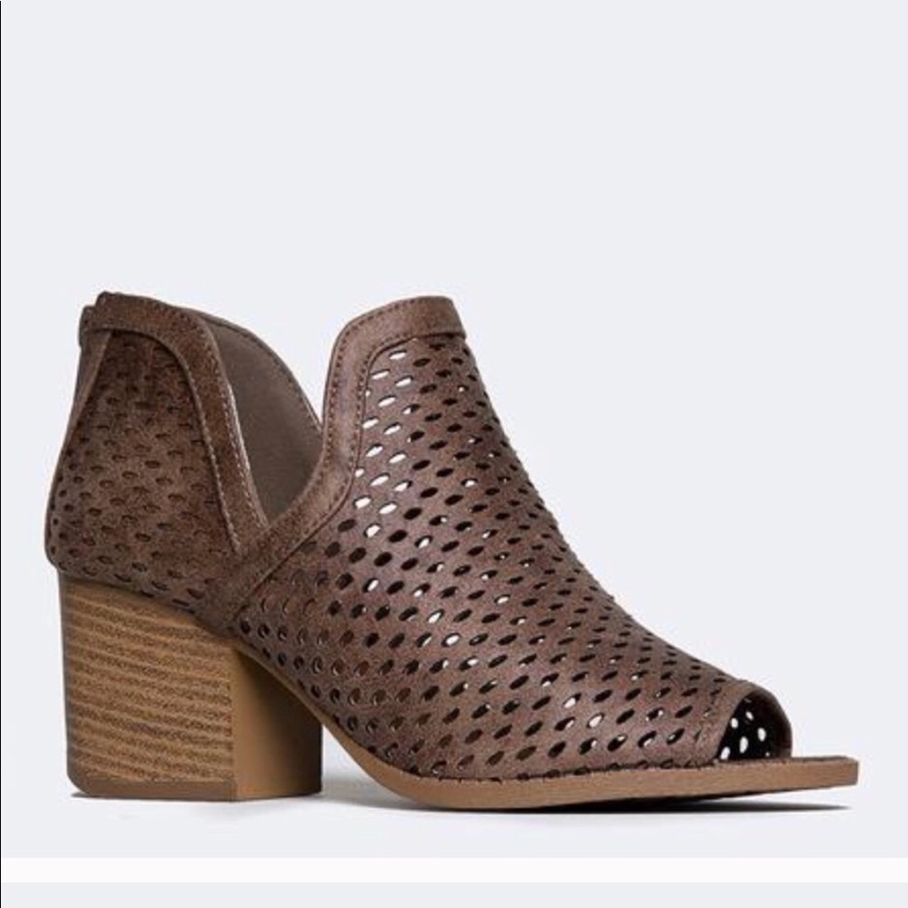 Brown booties